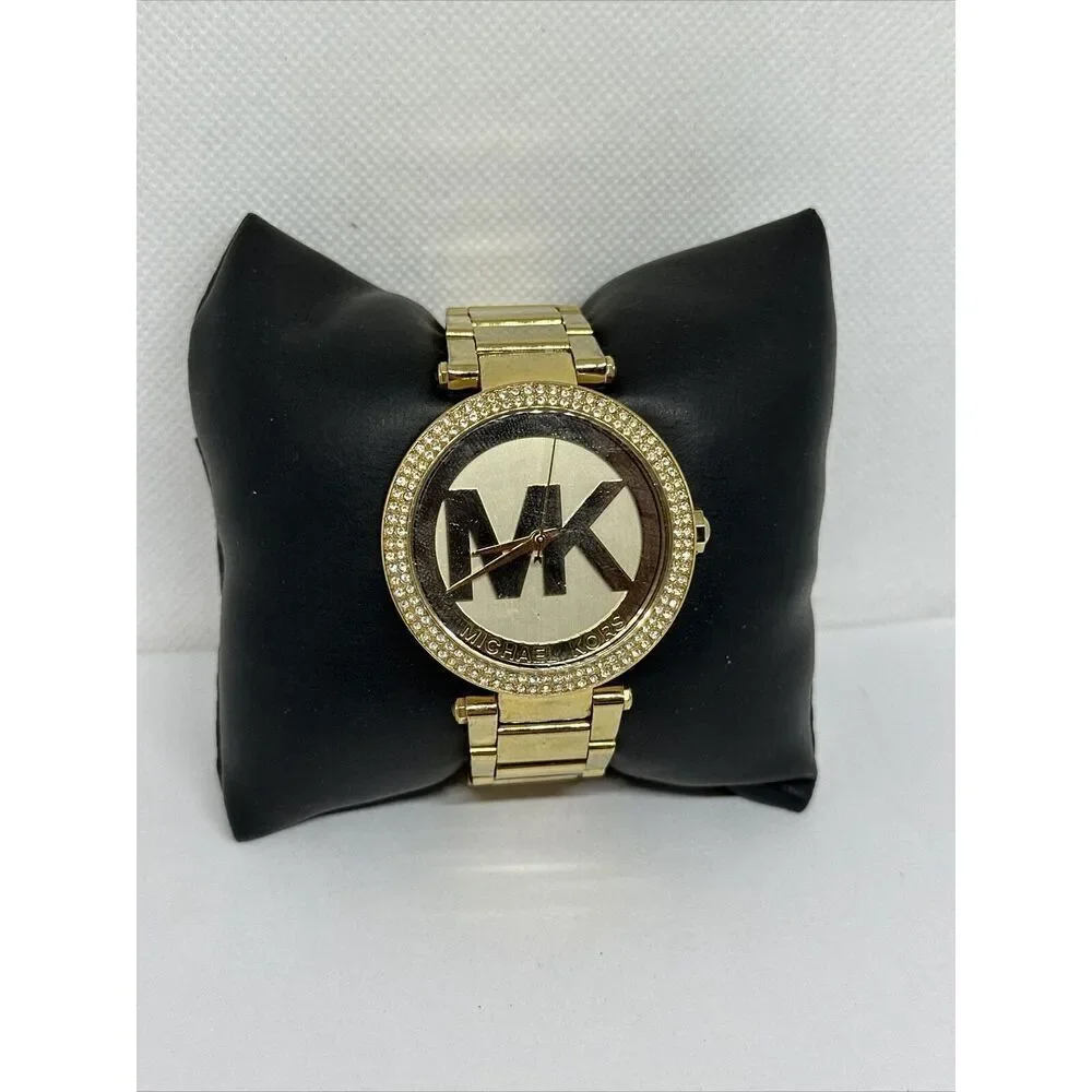 Michael Kors Parker MK5784 Women's Gold Stainless Steel Analog Dial Watch NUL15